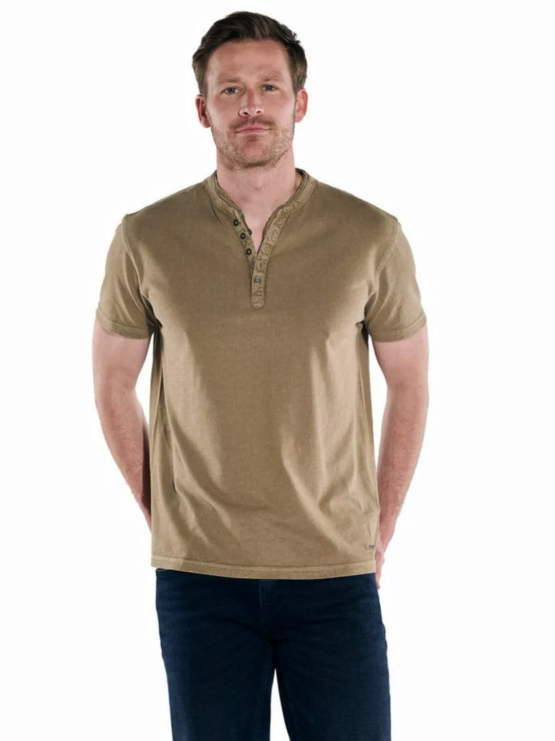 Engbers T-Shirt Henley-Shirt uni günstig online kaufen