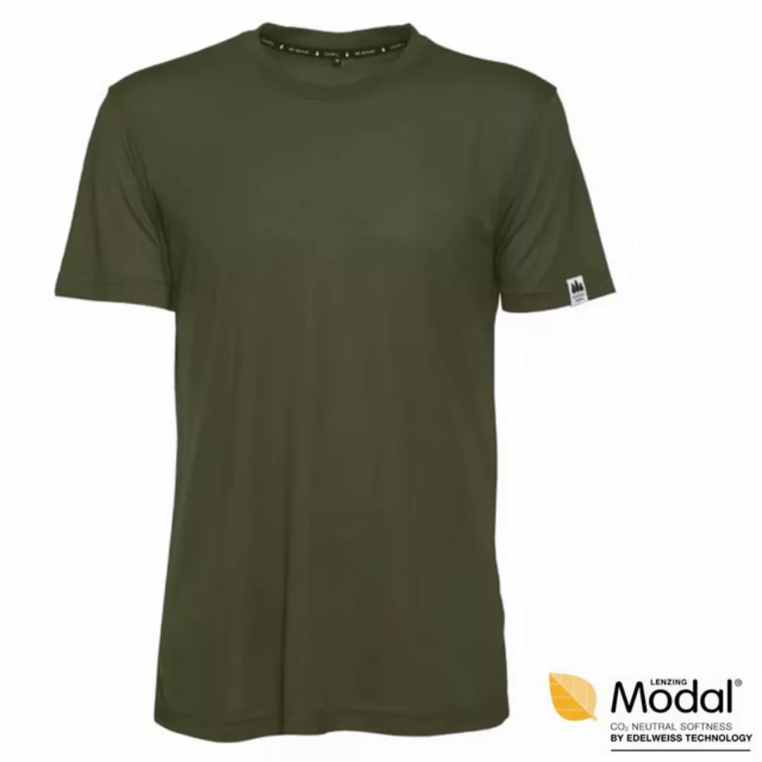 Skratta T-Shirt Skratta - Herren Modal Wander T-Shirt MATTI, dunkelgrün günstig online kaufen