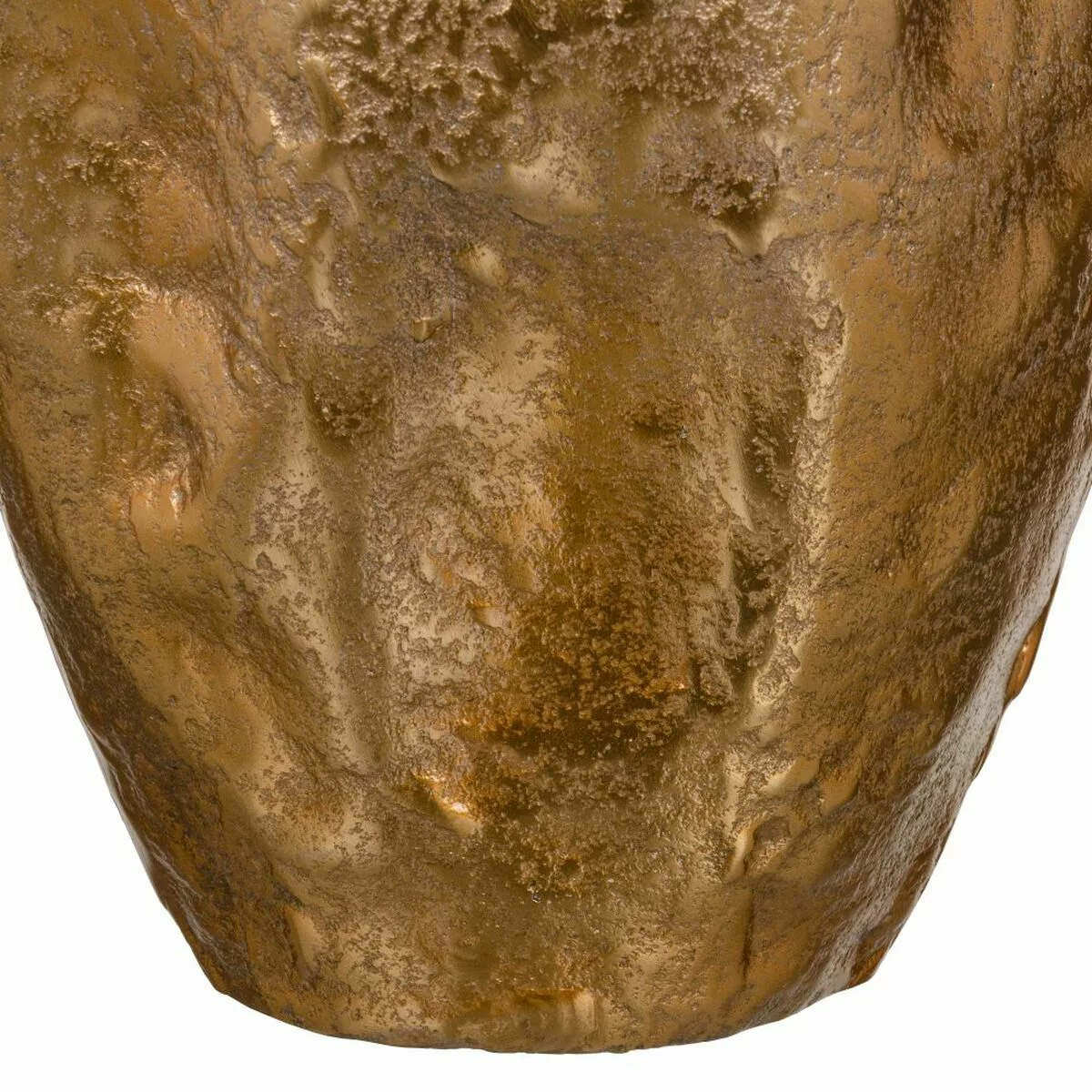 Vase 24 X 19 X 54,5 Cm Gold Aluminium günstig online kaufen