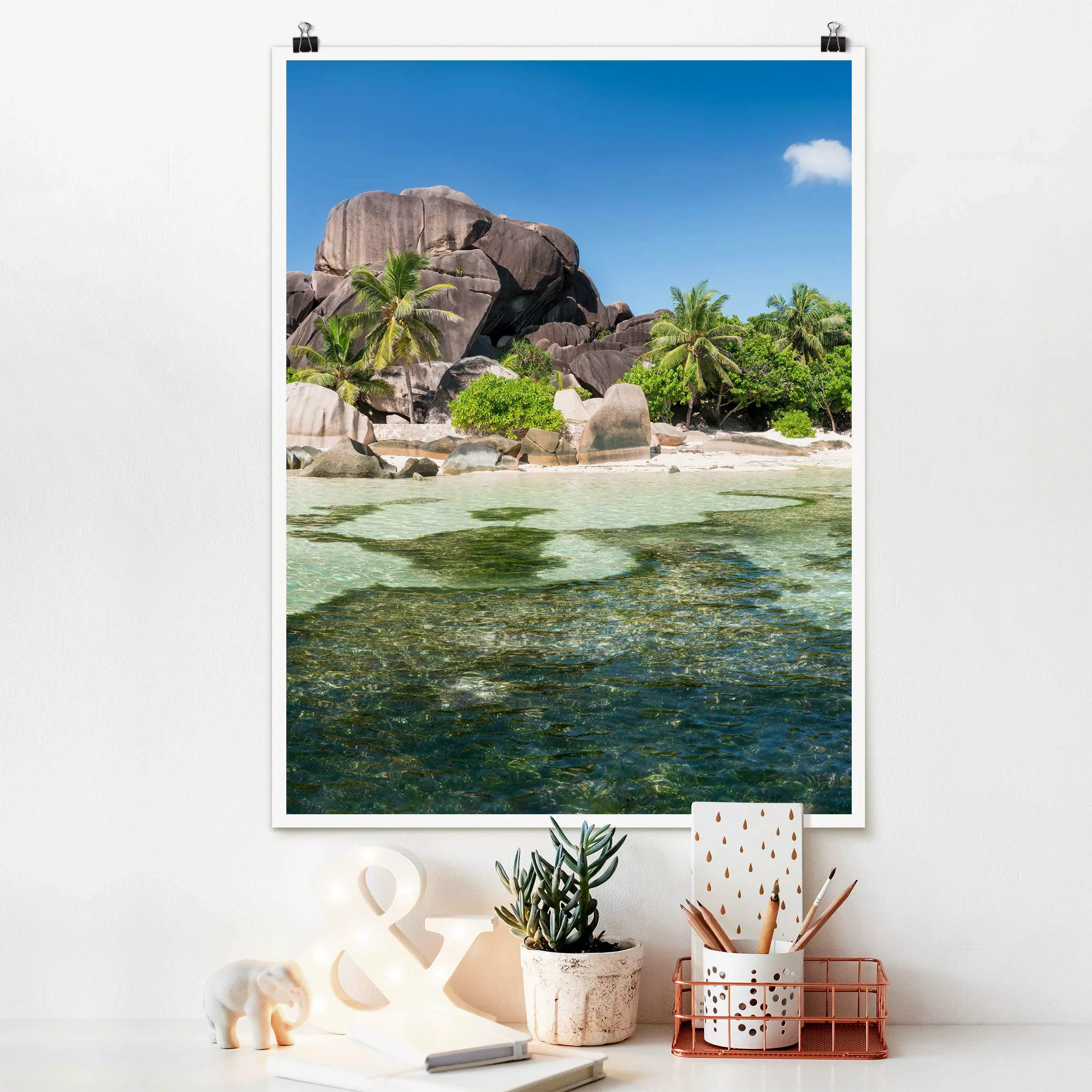 Poster La Digue günstig online kaufen