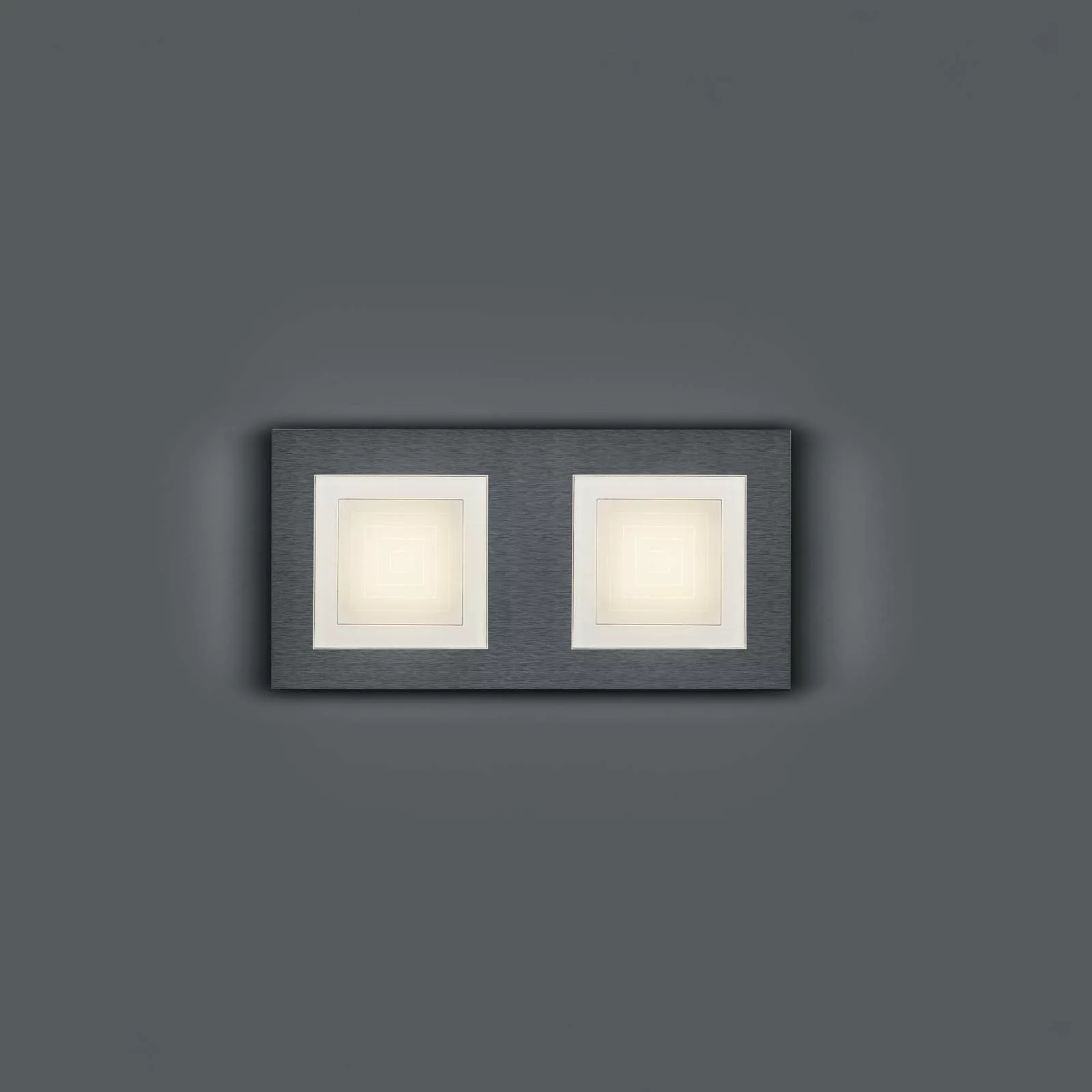BANKAMP Ino LED-Deckenleuchte 2-flammig anthrazit günstig online kaufen