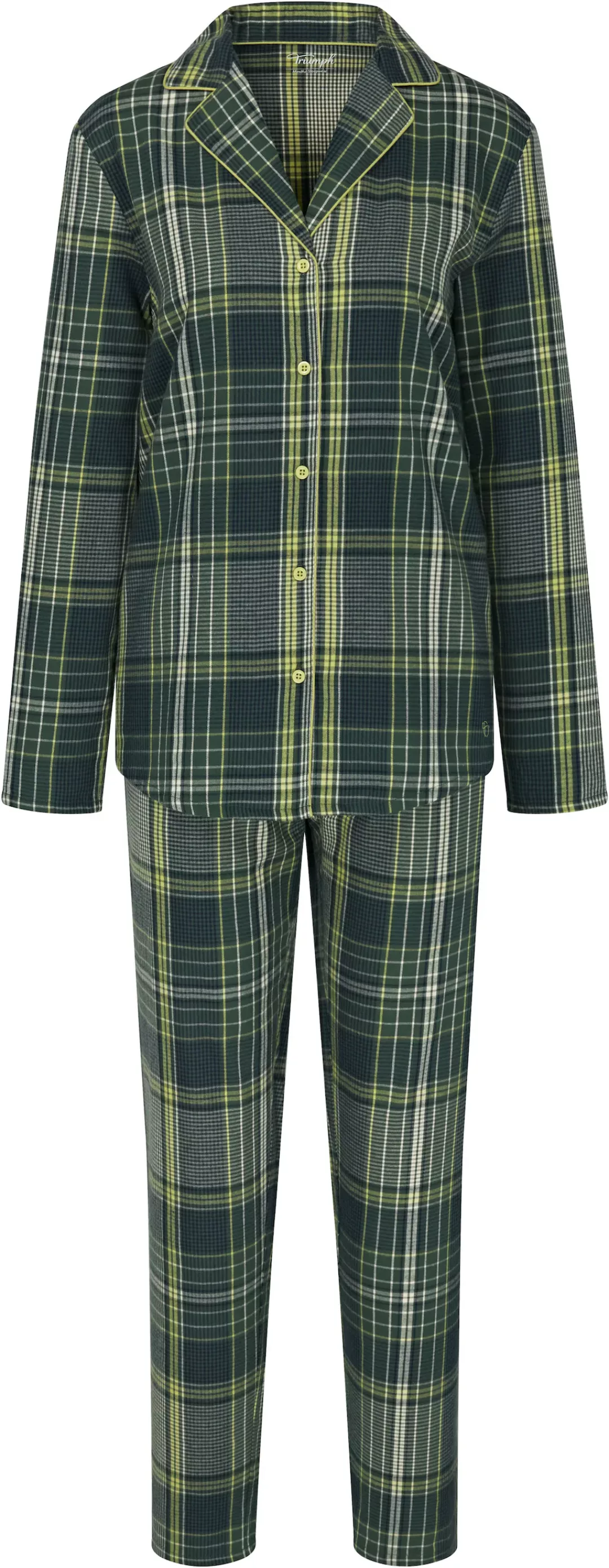 Triumph Schlafanzug "Boyfriend PW X Checks", (Set, 2 tlg.), Pyjama mit seit günstig online kaufen