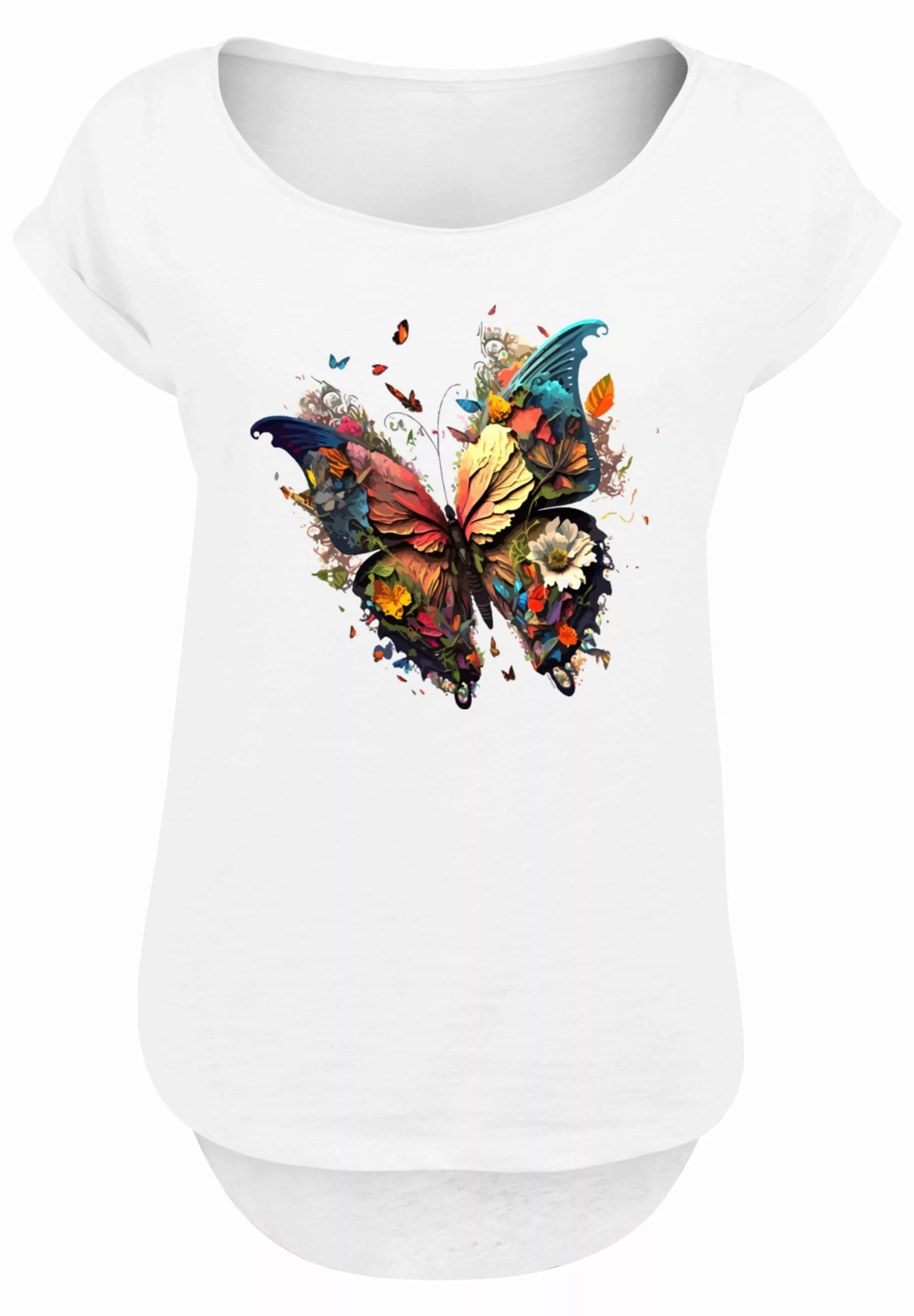 F4NT4STIC T-Shirt "Schmetterling Bunt", Print günstig online kaufen