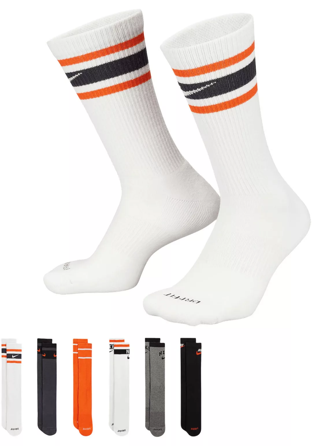 Nike Sportsocken "Everyday Plus Cushioned Crew Socks (-Pack)", (6 Paar) günstig online kaufen