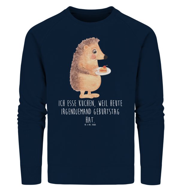 Mr. & Mrs. Panda Longpullover Größe XXL Igel Kuchenstück - French Navy - Ge günstig online kaufen