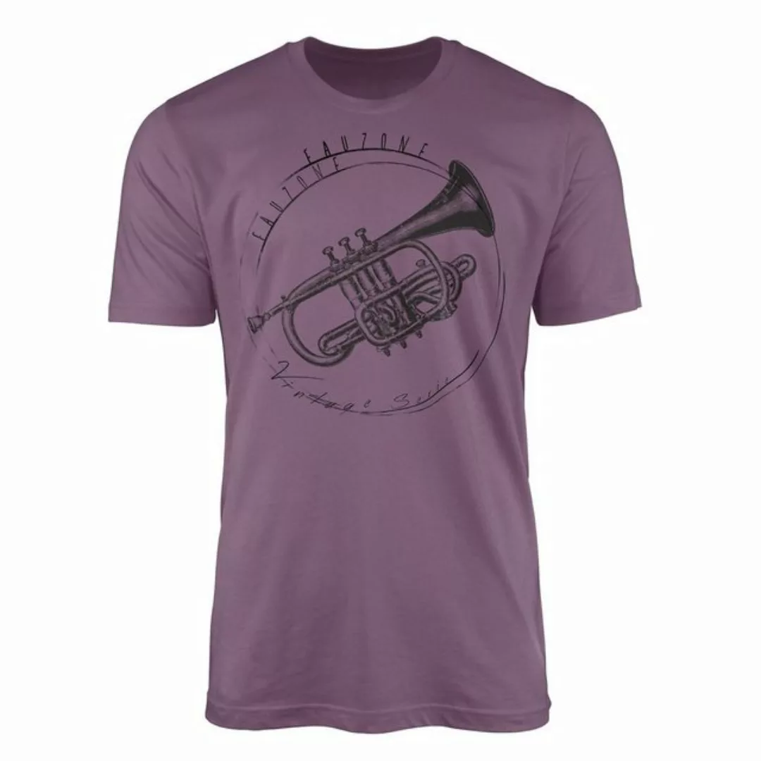 Sinus Art T-Shirt Vintage Herren T-Shirt Trompete günstig online kaufen