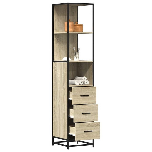 vidaXL Schrankmodule Badschrank Sonoma-Eiche 35x37,5x166 cm Holzwerkstoff günstig online kaufen