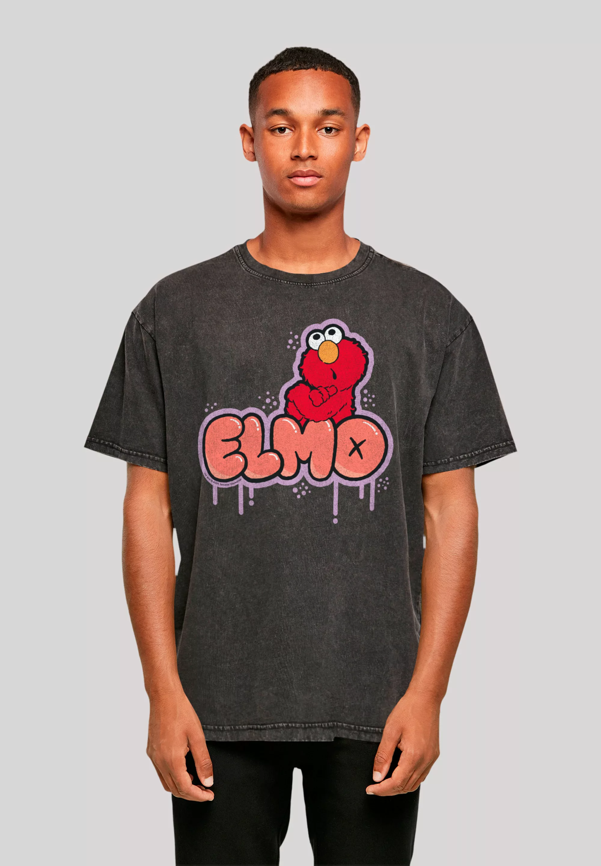 F4NT4STIC T-Shirt "Sesamstraße Elmo NO", Premium Qualität, Weihnachts-Kolle günstig online kaufen