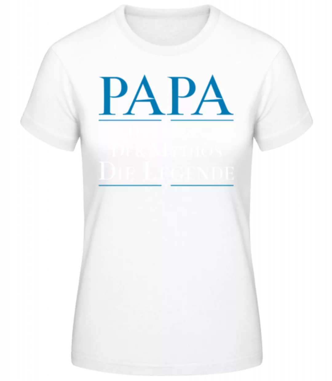 Papa Die Legende · Frauen Basic T-Shirt günstig online kaufen