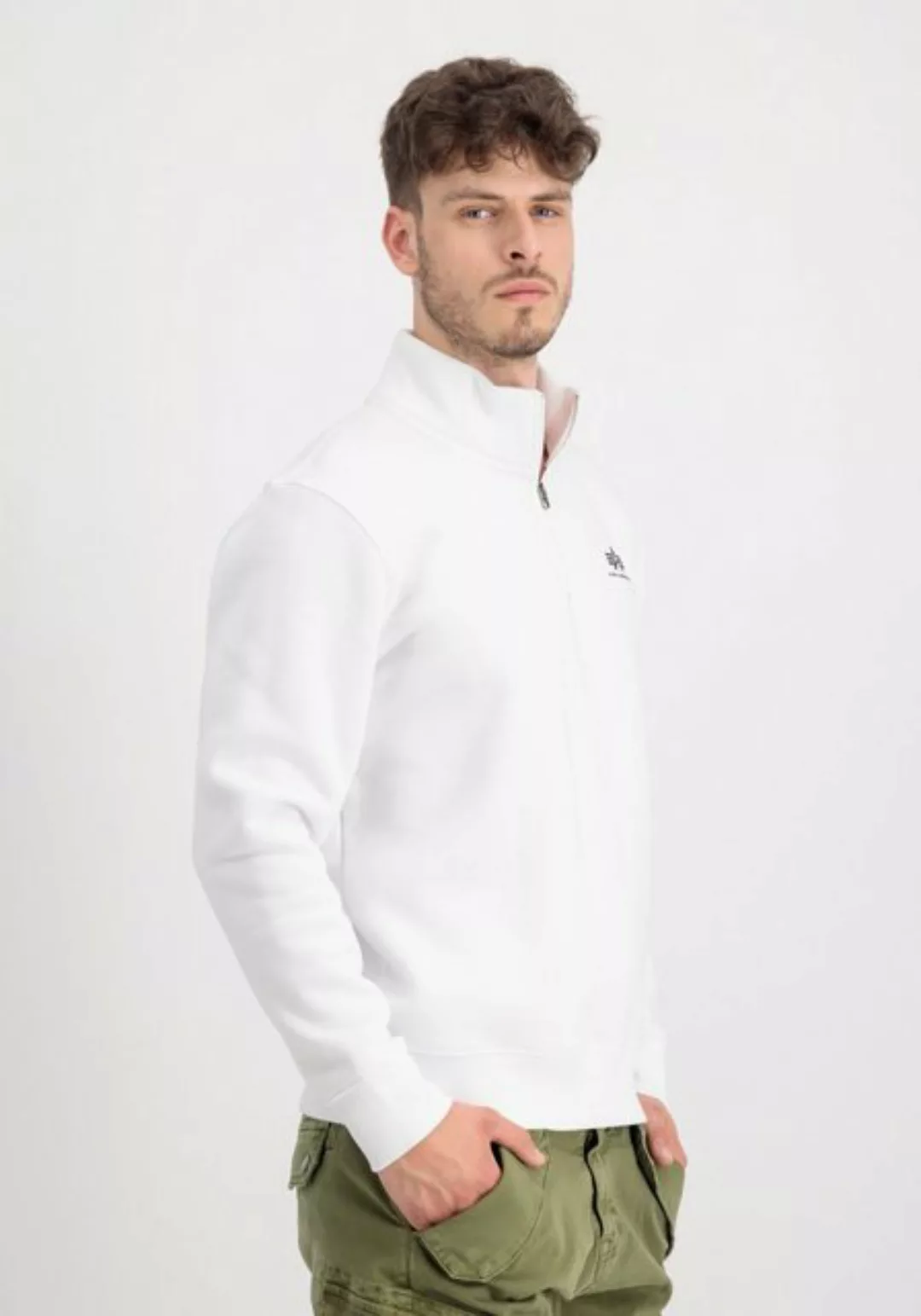 Alpha Industries Sweater "ALPHA INDUSTRIES Men - Sweatshirts Half Zip Sweat günstig online kaufen