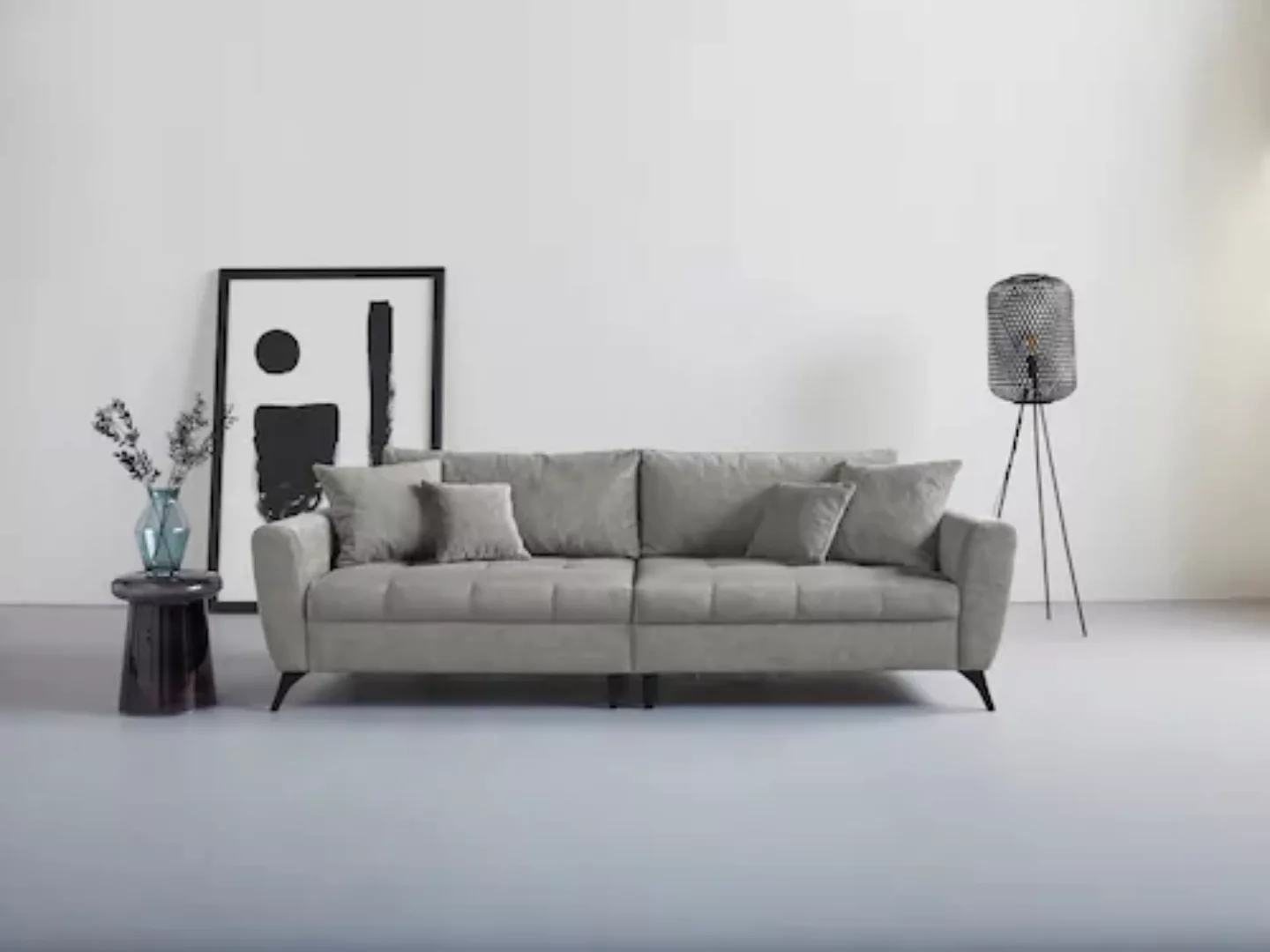 INOSIGN Big-Sofa "Lörby", auch mit Aqua clean-Bezug, feine Steppung im Sitz günstig online kaufen