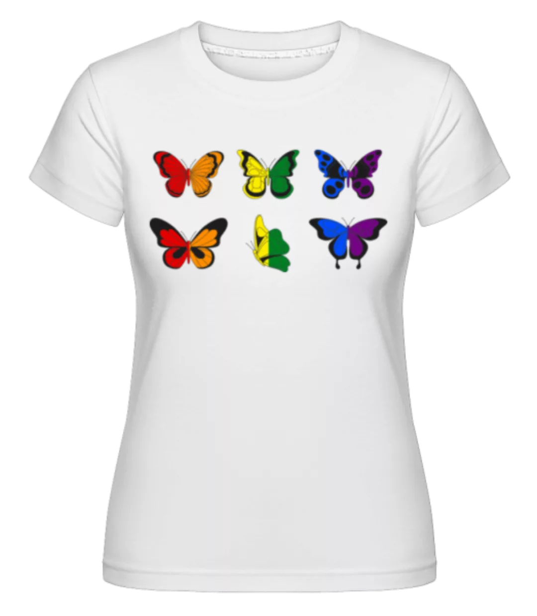 LGBTQ Schmetterling · Shirtinator Frauen T-Shirt günstig online kaufen