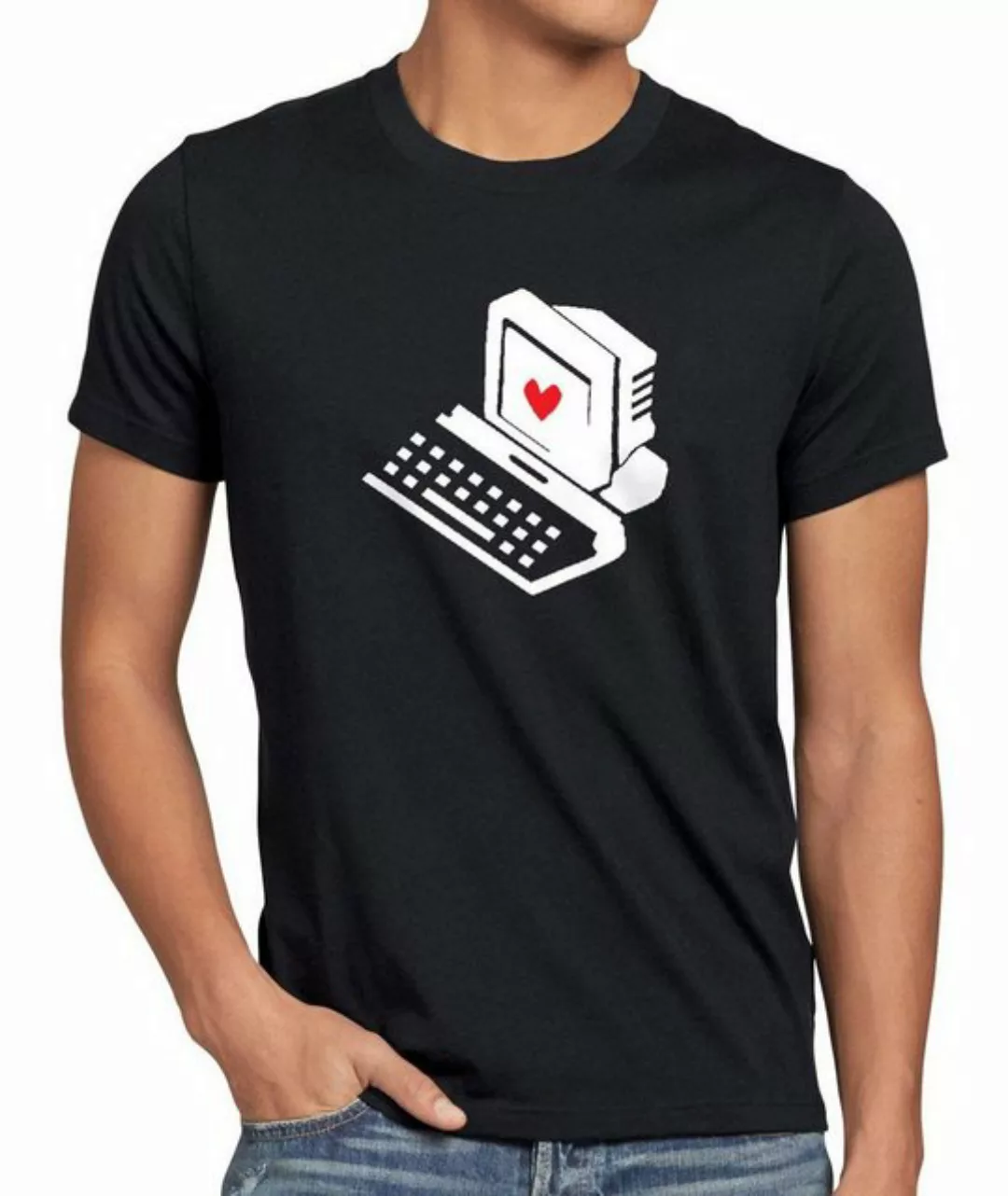 style3 T-Shirt Computer Love Sheldon PC Mac Herz Nerd Retro the big bang th günstig online kaufen