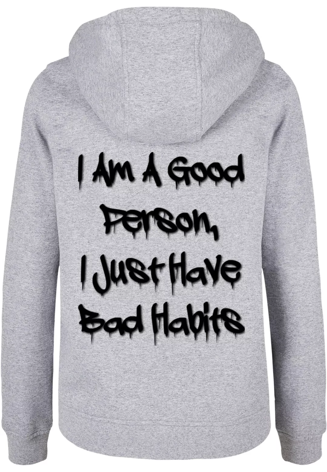 Merchcode Kapuzenpullover "Merchcode Damen Ladies Bad Habits Basic Hoody" günstig online kaufen