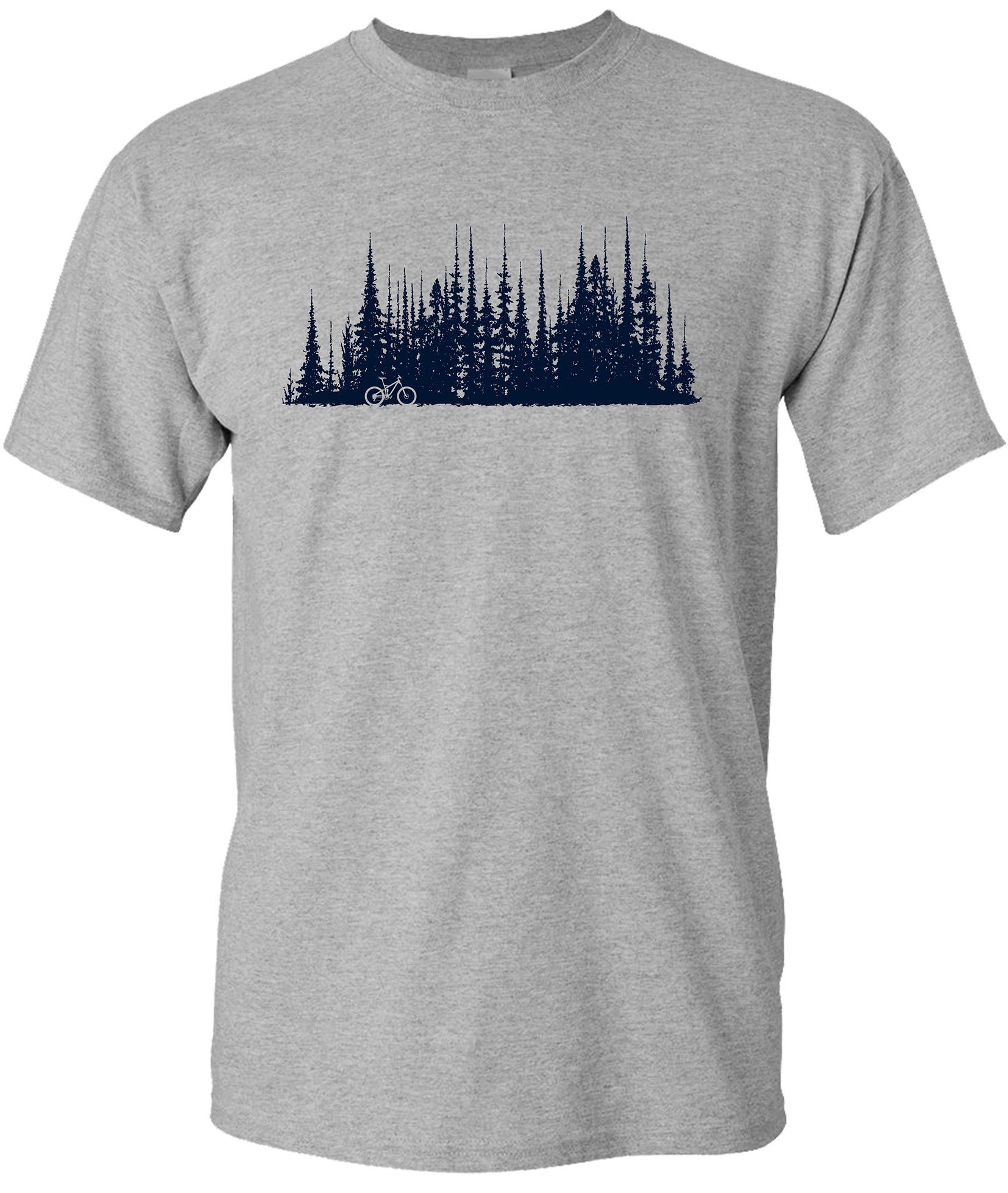 Baddery Print-Shirt Fahrrad T-Shirt: "MTB Hardtail", günstig online kaufen