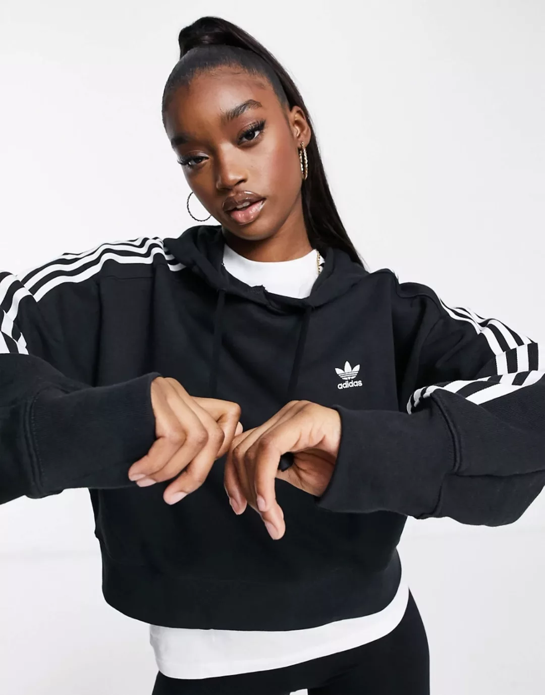 Adidas Originals Adicolor Kapuzenpullover 38 Black günstig online kaufen