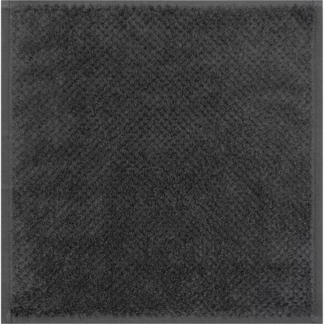 Cawö Handtücher Pure 6500 - Farbe: basalt - 740 - Seiflappen 30x30 cm günstig online kaufen