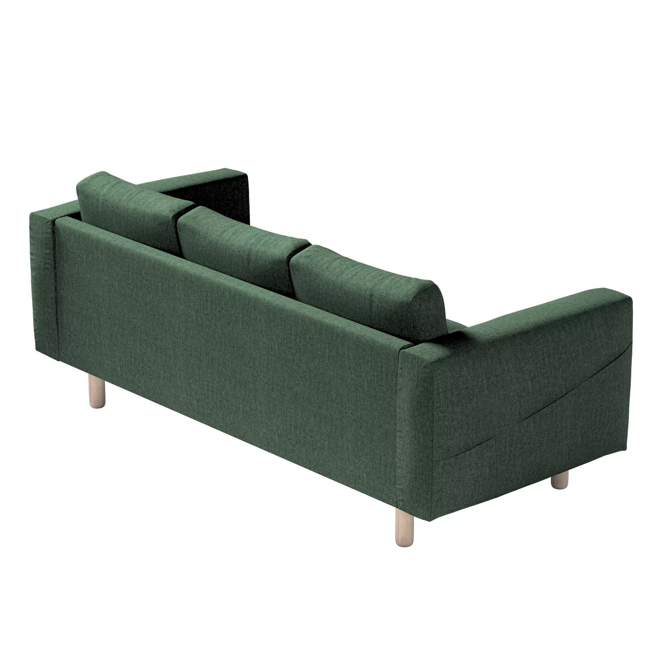 Bezug für Norsborg 3-Sitzer Sofa, dunkelgrün, Norsborg 3-Sitzer Sofabezug, günstig online kaufen