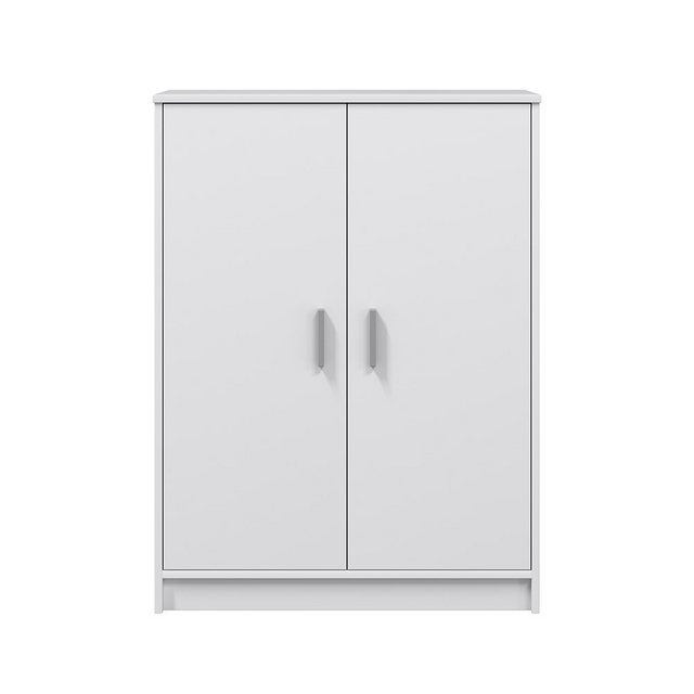 FORES HABITAT Schuhschrank in Weiß - 75x101x36 (BxHxT) günstig online kaufen