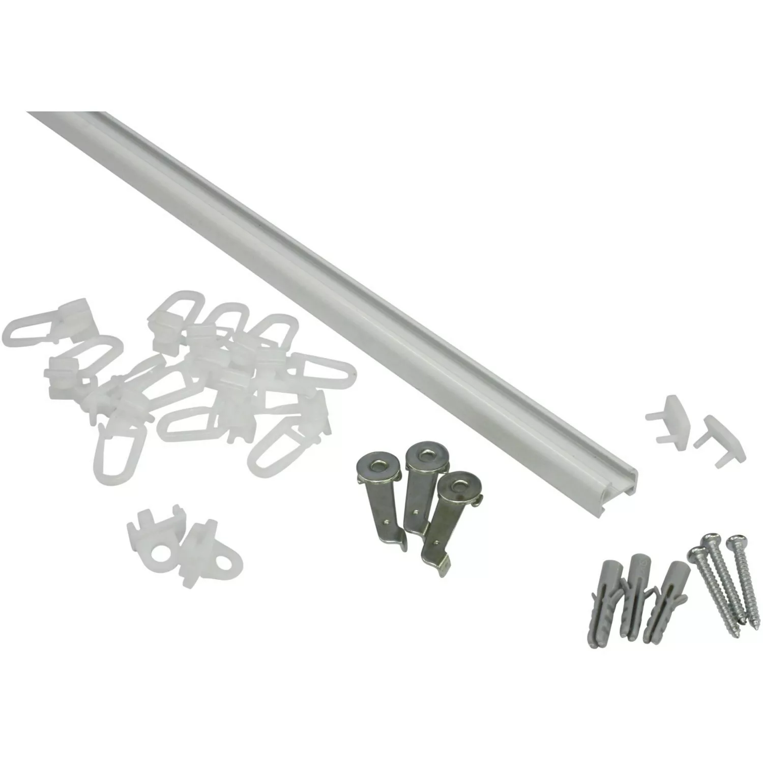 Gardinia Aluminiumschiene Weiß 120 cm günstig online kaufen