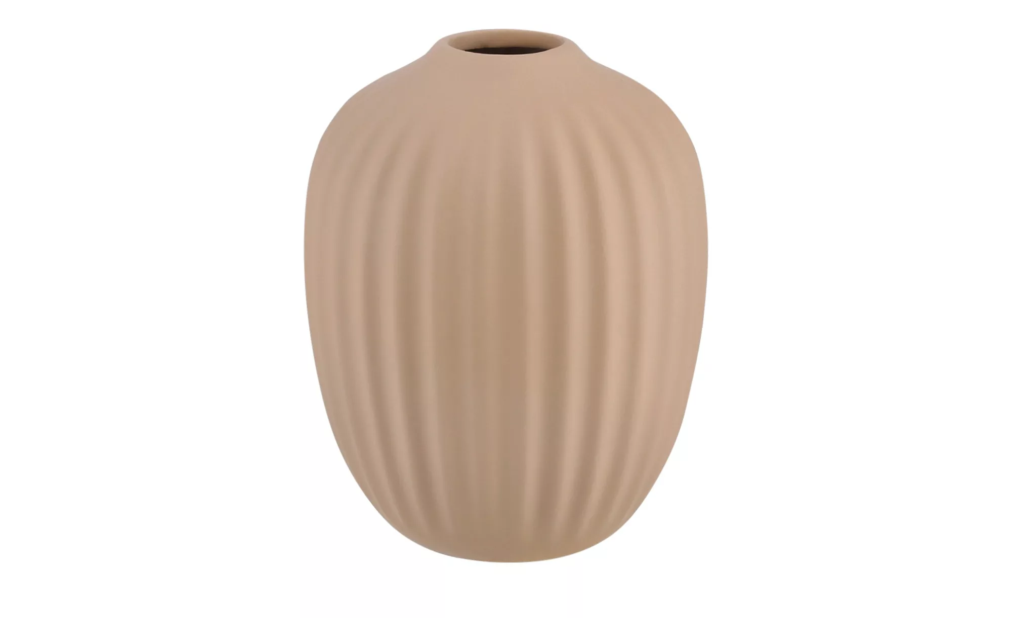 Vase   ¦ braun ¦ Steinzeug ¦ Maße (cm): H: 10,2  Ø: 8 Accessoires > Vasen - günstig online kaufen