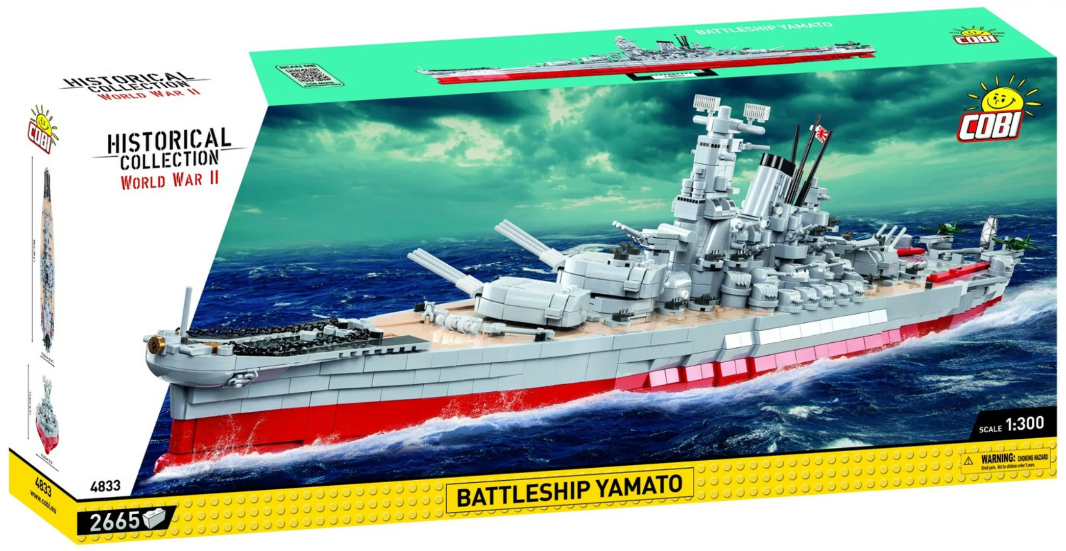 Cobi 4833 - Konstruktionsspielzeug - Battleship Yamato günstig online kaufen