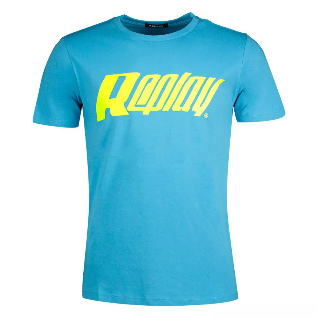 Replay M3362.000.2660 Kurzärmeliges T-shirt M Azure günstig online kaufen
