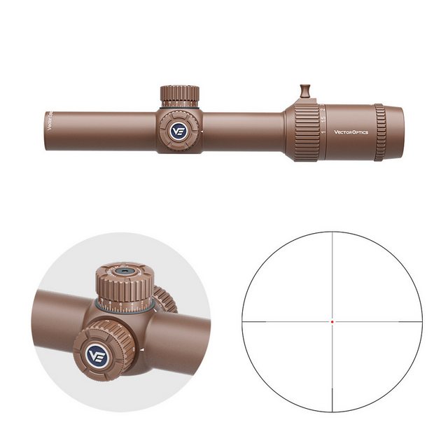 Vector Optics SCOC-39 Forester 1-8x24 SFP FDE Zielfernrohr (Ideal für Jagd, günstig online kaufen