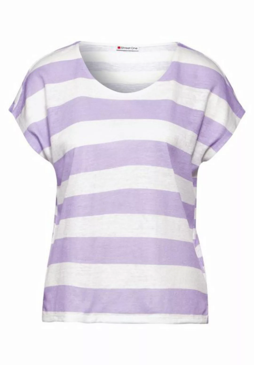 STREET ONE T-Shirt LS_two-color stripemix shirt günstig online kaufen