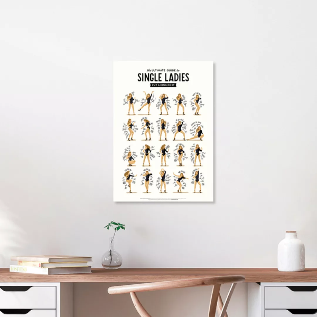 Poster / Leinwandbild - Single Ladies günstig online kaufen
