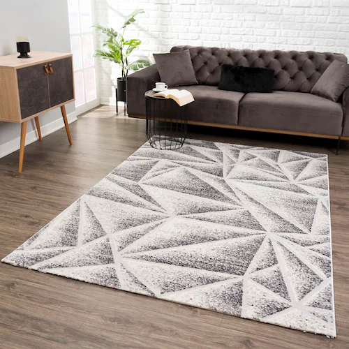 Sanat Teppich »Evra 7004«, rechteckig, 22 mm Höhe, Wohnzimmer, Kurzflor, mo günstig online kaufen