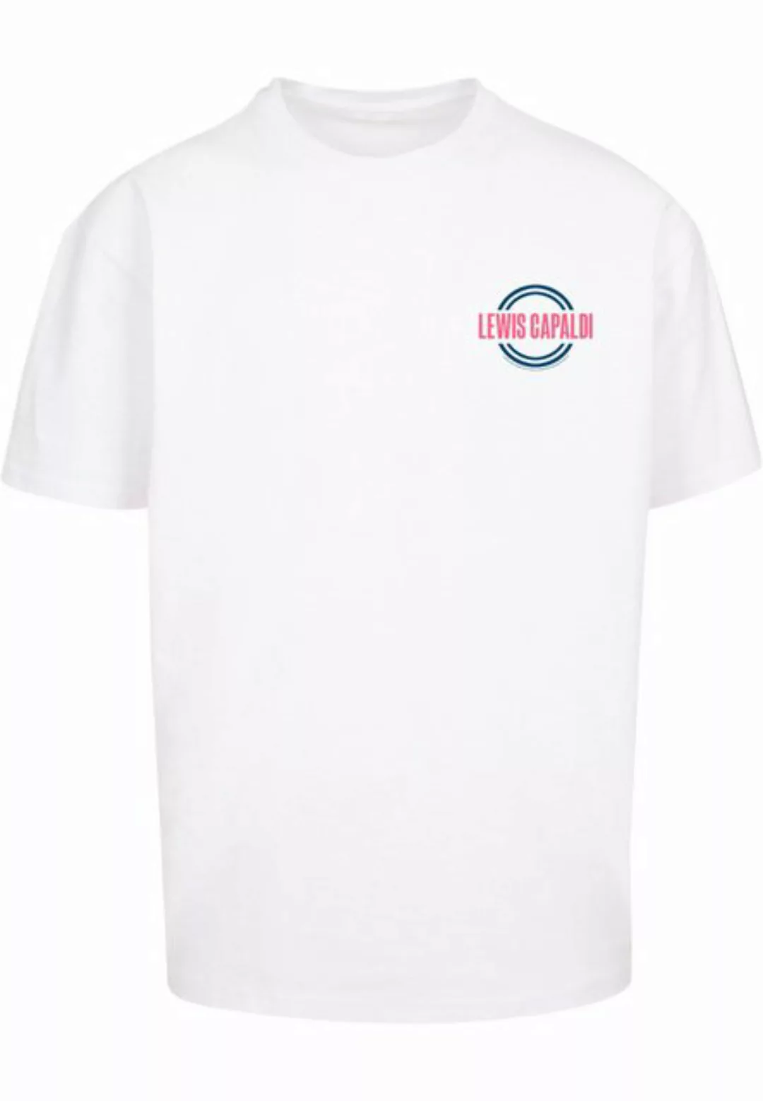 Merchcode T-Shirt Merchcode Herren Lewis Capaldi - Logo SYLL Heavy Oversize günstig online kaufen
