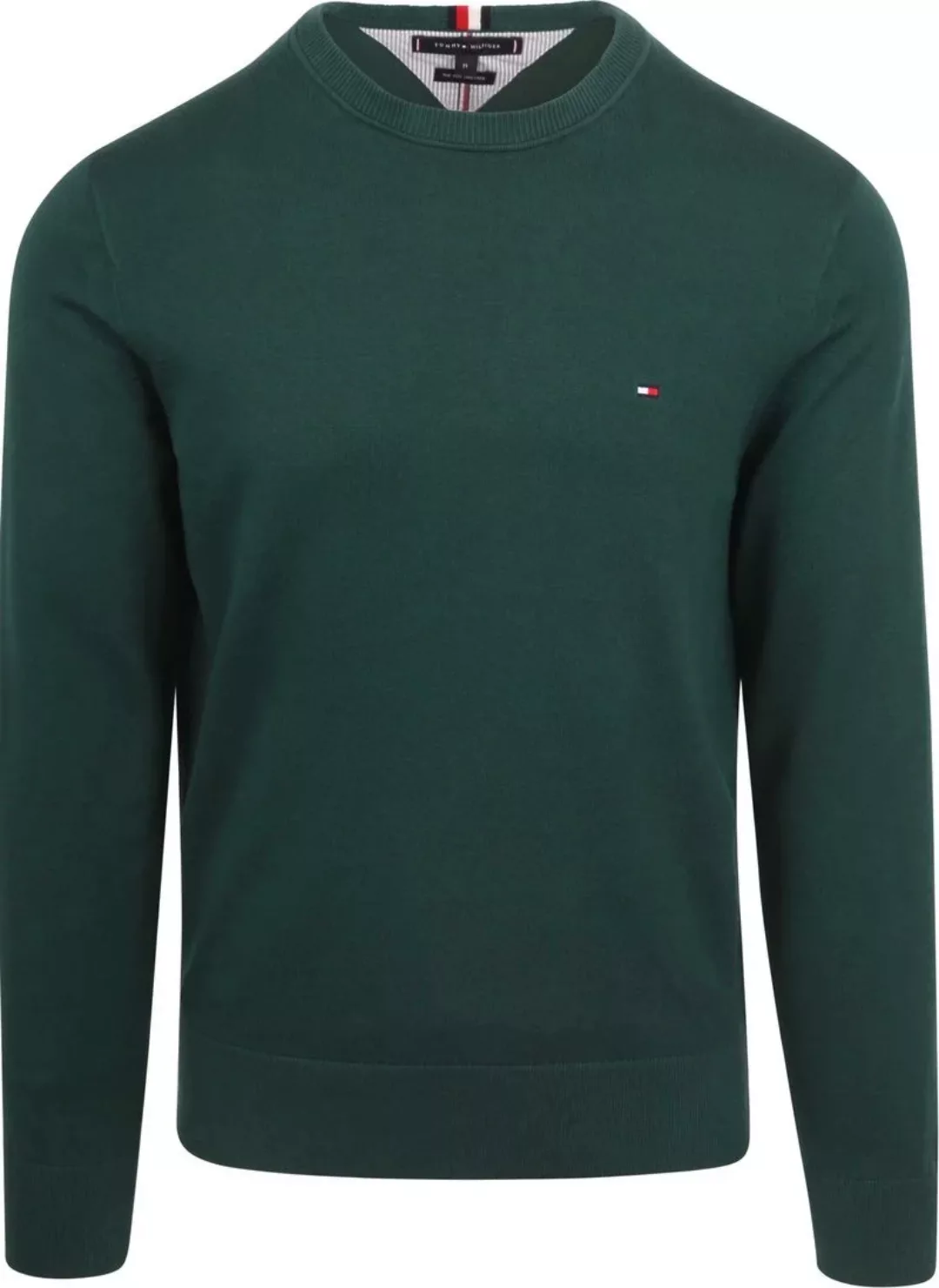 Tommy Hilfiger Pullover Dunkelgrün - Größe L günstig online kaufen