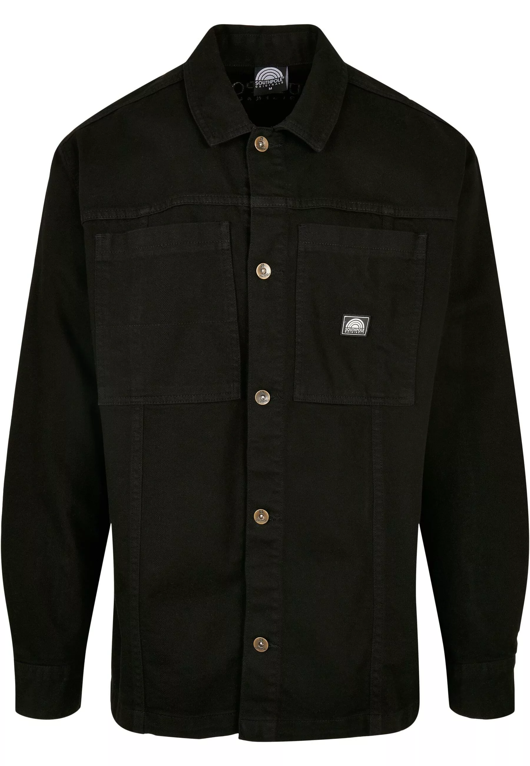 Southpole Langarmhemd "Southpole Herren Southpole Oversized Cotton Shirt", günstig online kaufen