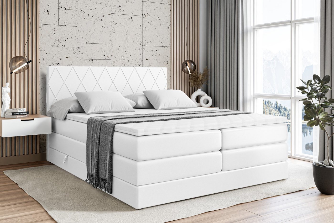 ALTDECOR Boxspringbett LEPARO KING günstig online kaufen