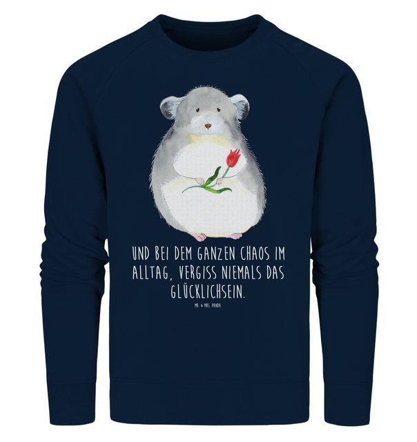 Mr. & Mrs. Panda Longpullover Größe M Chinchilla Blume - French Navy - Gesc günstig online kaufen