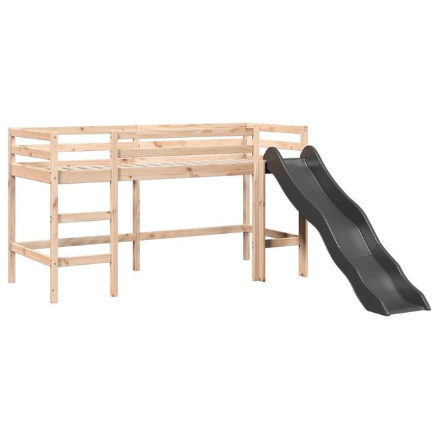 vidaXL Bett Kinderhochbett ohne Matratze 90x190 cm Massivholz Kiefer günstig online kaufen