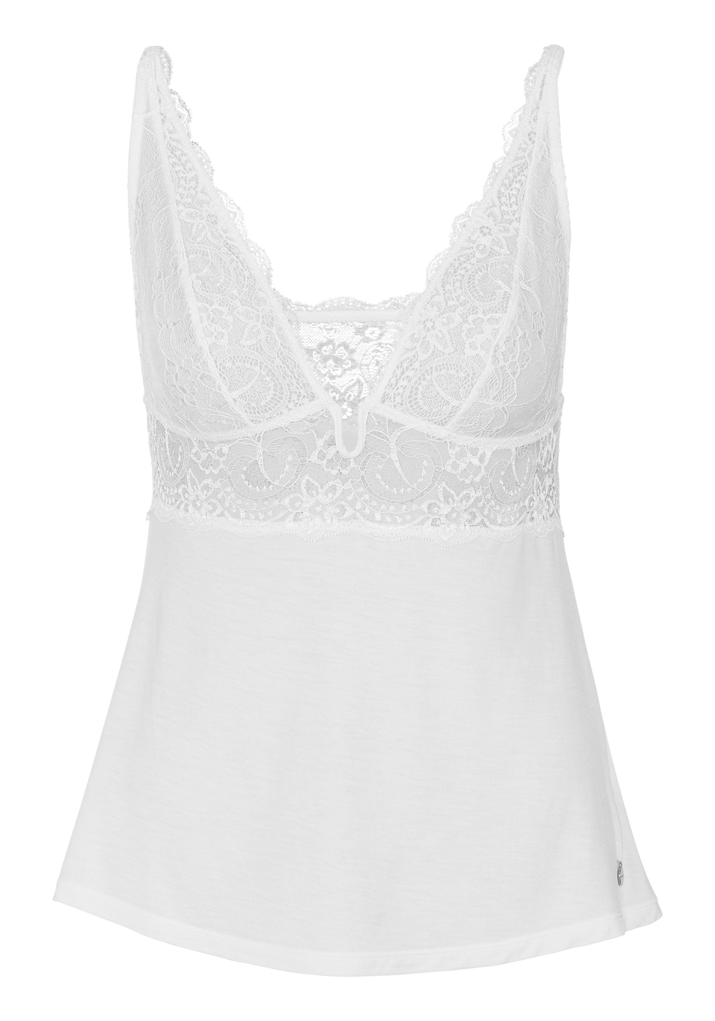 LASCANA Shorty, (Set, 2 tlg.), mit hübschen Spitzendetails günstig online kaufen