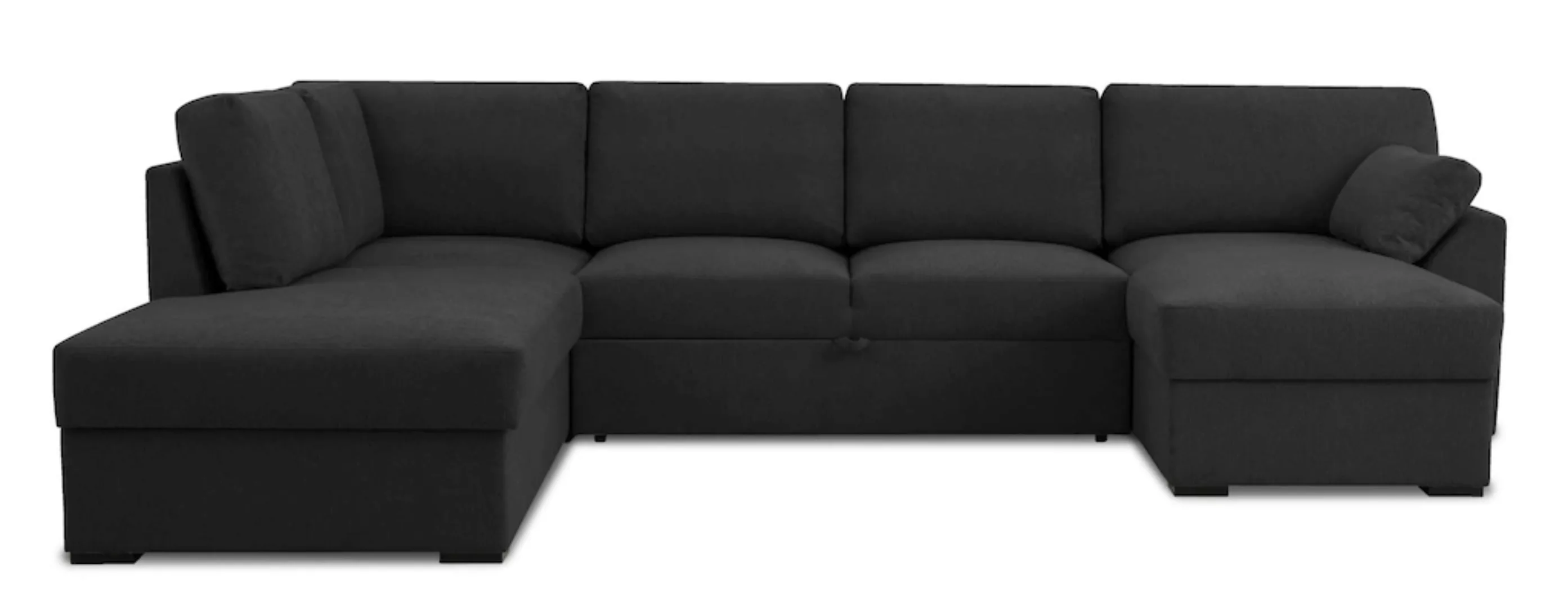 Home affaire Wohnlandschaft "Citry Schlafsofa", Breite 309 cm, Chenille, Be günstig online kaufen