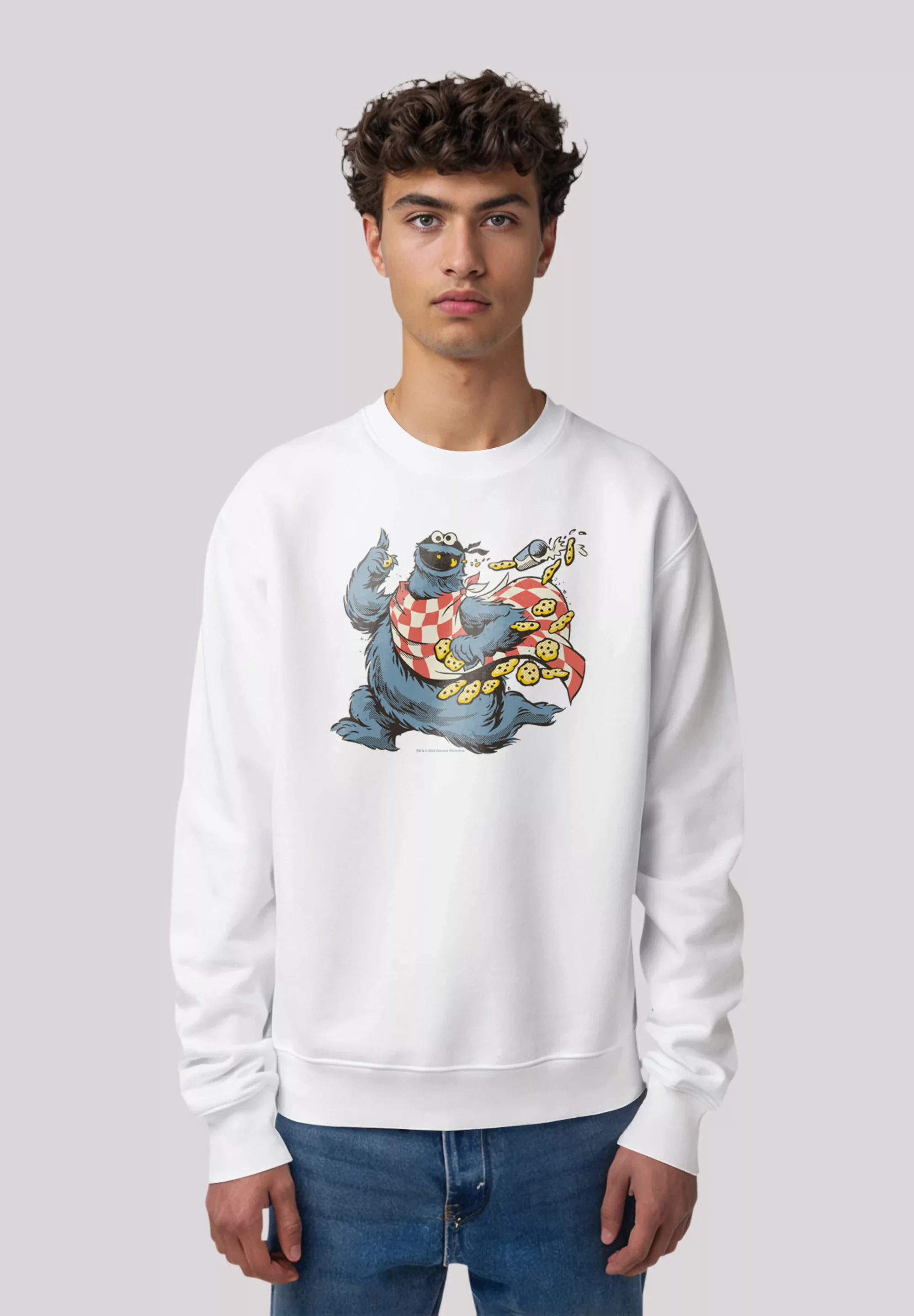 F4NT4STIC Sweatshirt "Sesamstraße Cookie Monster Thief", Premium Qualität günstig online kaufen