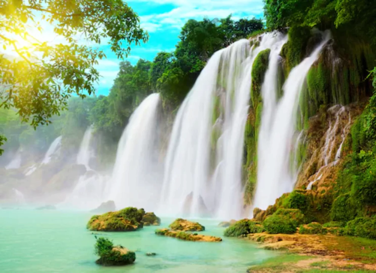 Papermoon Fototapete »Ban Gioc Vietnam Waterfall« günstig online kaufen
