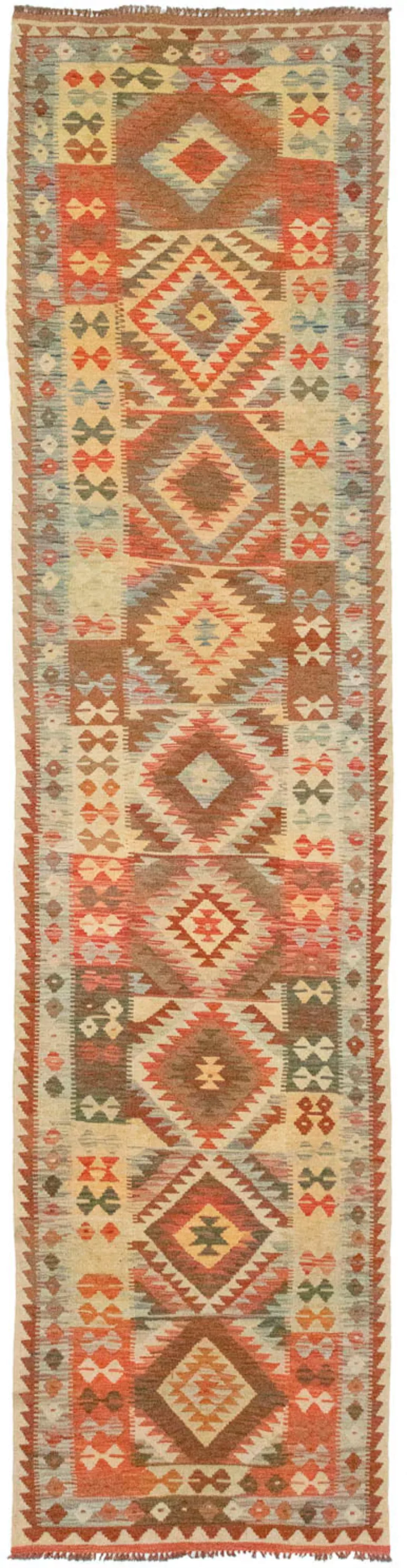 morgenland Wollteppich »Kelim Afghan Teppich handgewebt braun«, rechteckig günstig online kaufen