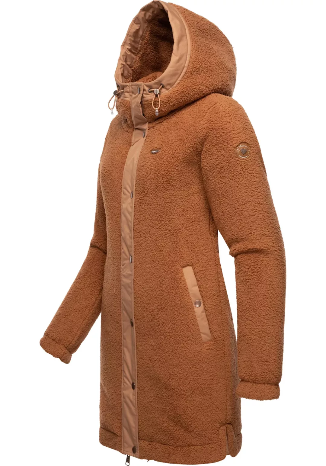 Ragwear Outdoorjacke "Cousy", mit Kapuze, flauschige Übergangsjacke mit Ted günstig online kaufen