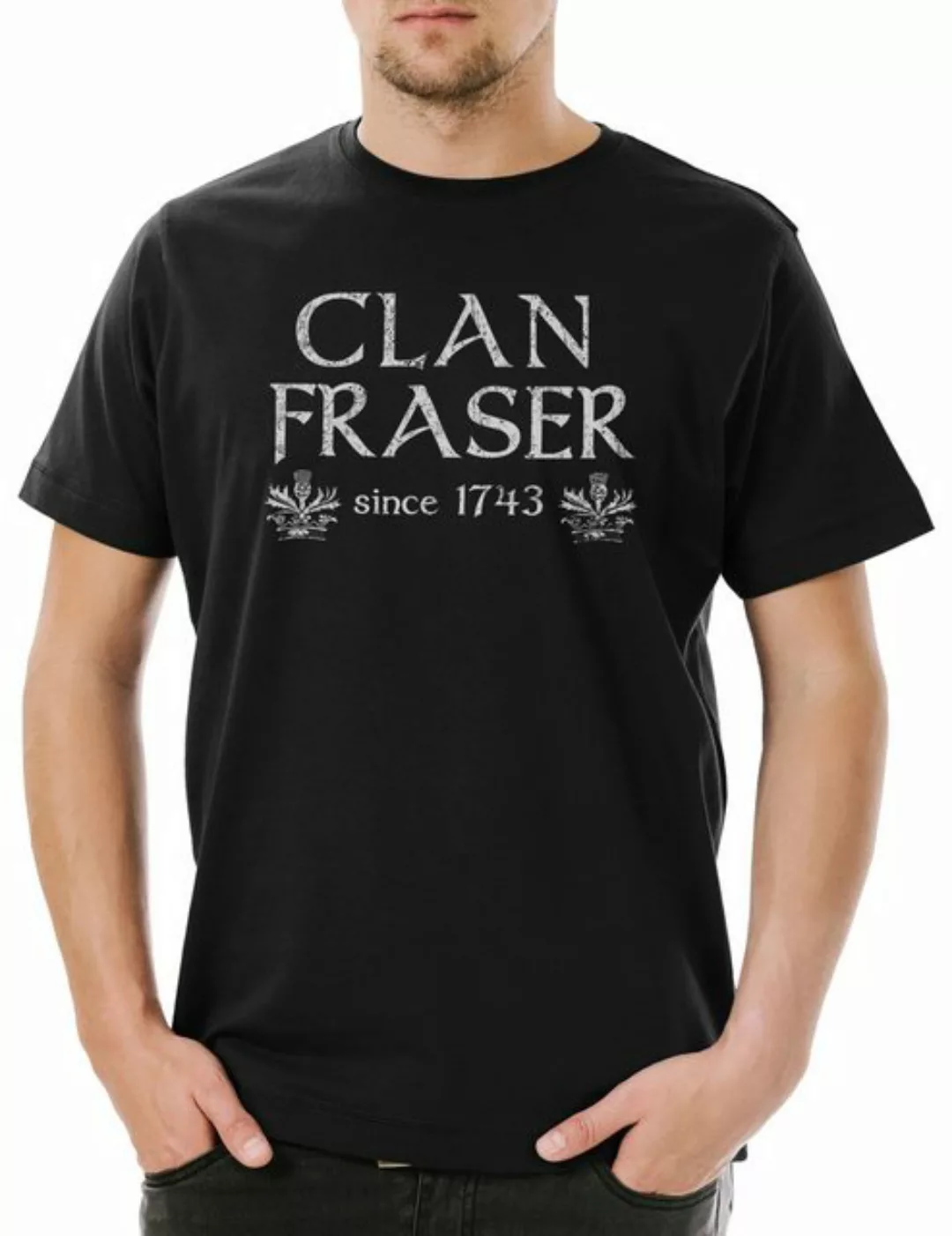 Urban Backwoods Print-Shirt Clan Fraser Herren T-Shirt Bannockburn 1314 Wil günstig online kaufen