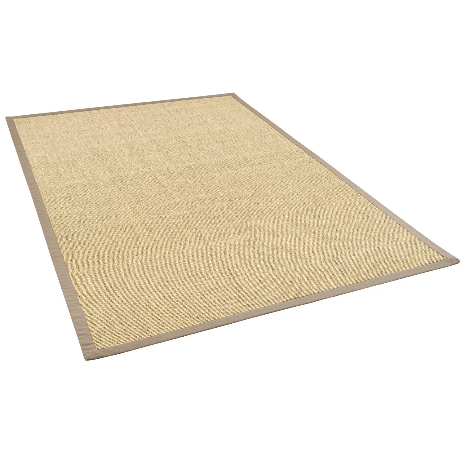 Pergamon Sisalteppich Natura Klassisch mit Bordüre Creme Taupe 80x150cm günstig online kaufen