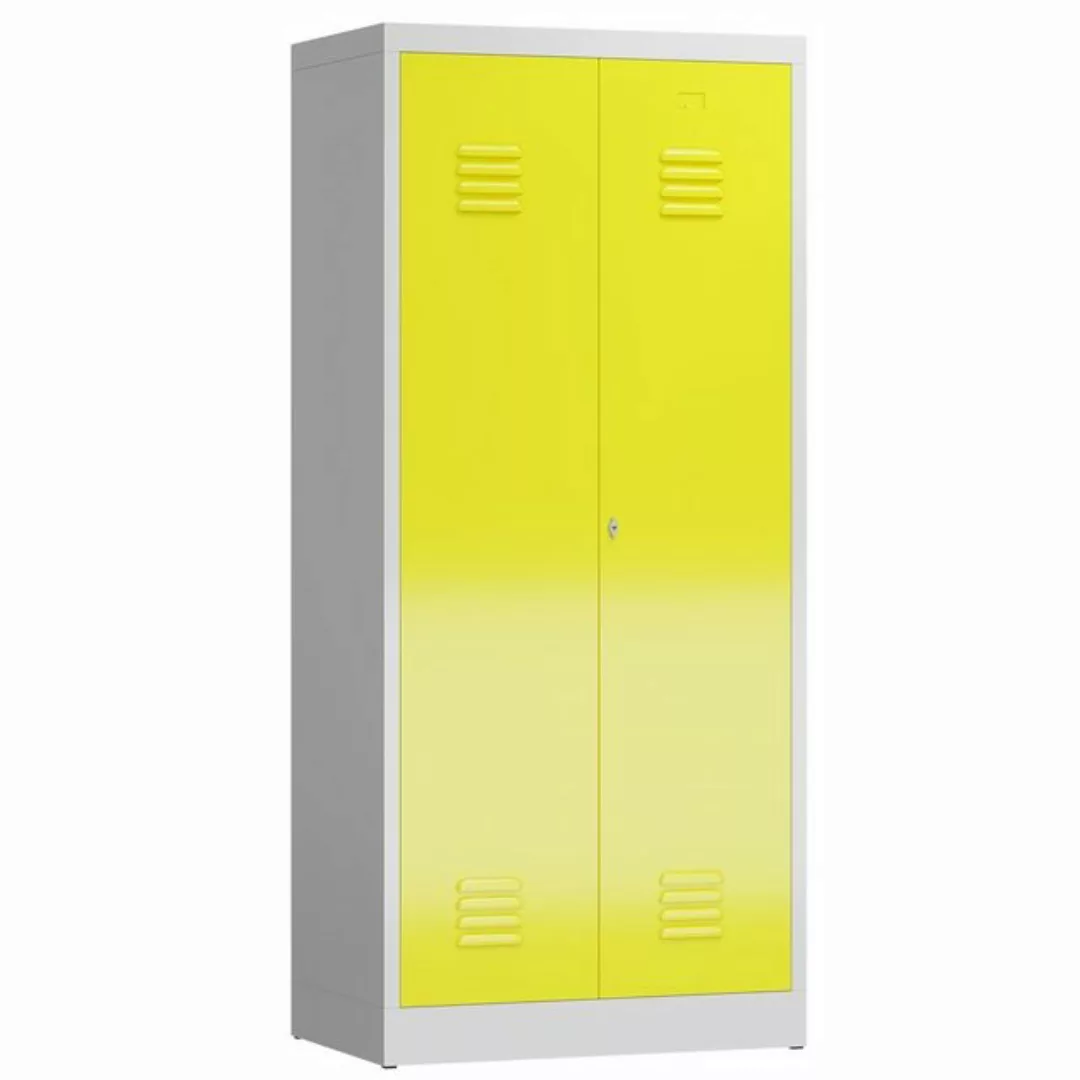 Steelboxx Spind ClassiX Garderobenschrank, 2 Abteile mittig schließend, 180 günstig online kaufen