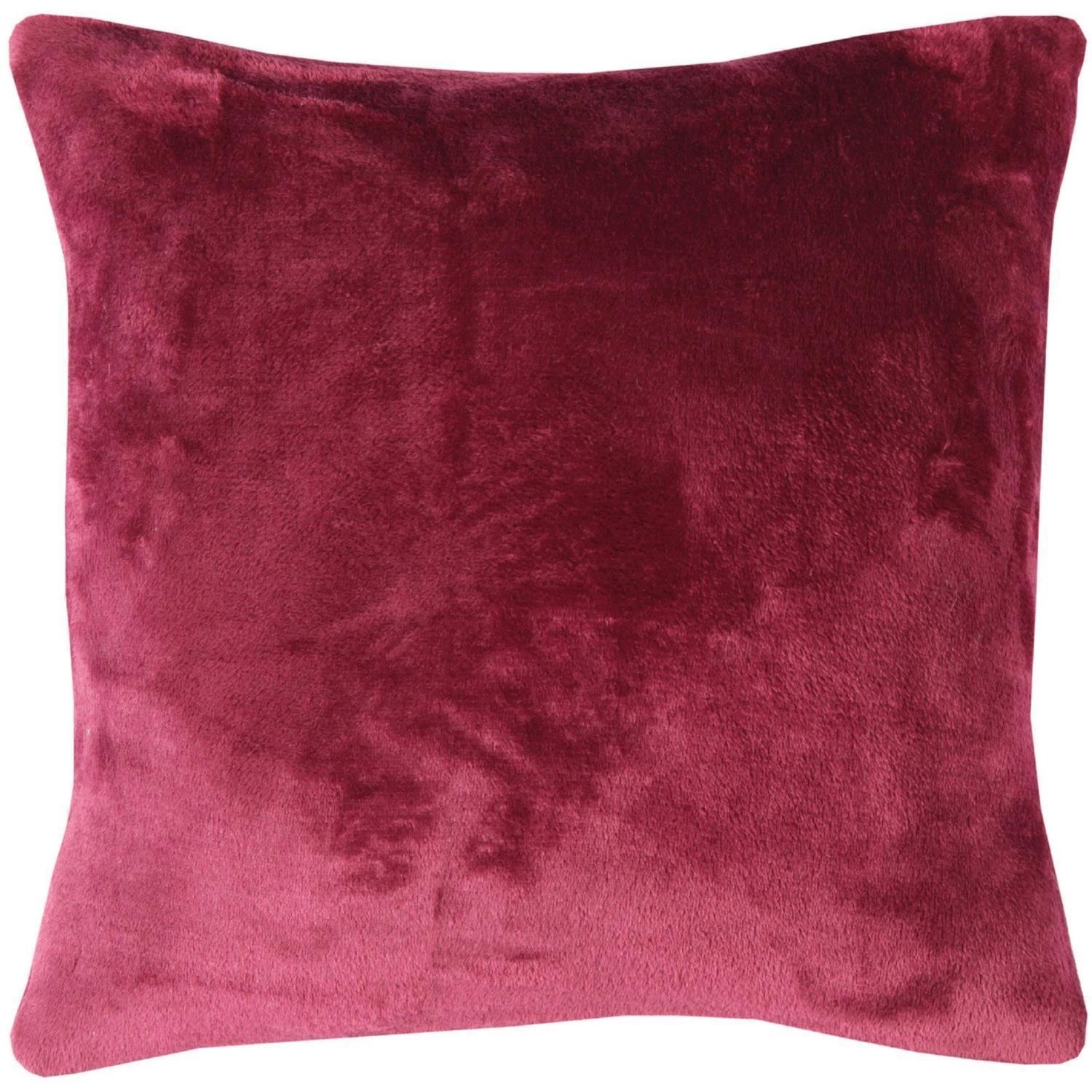 Bestlivings Kissenhülle Kuschel Celina 40 x 40 cm Aubergine günstig online kaufen