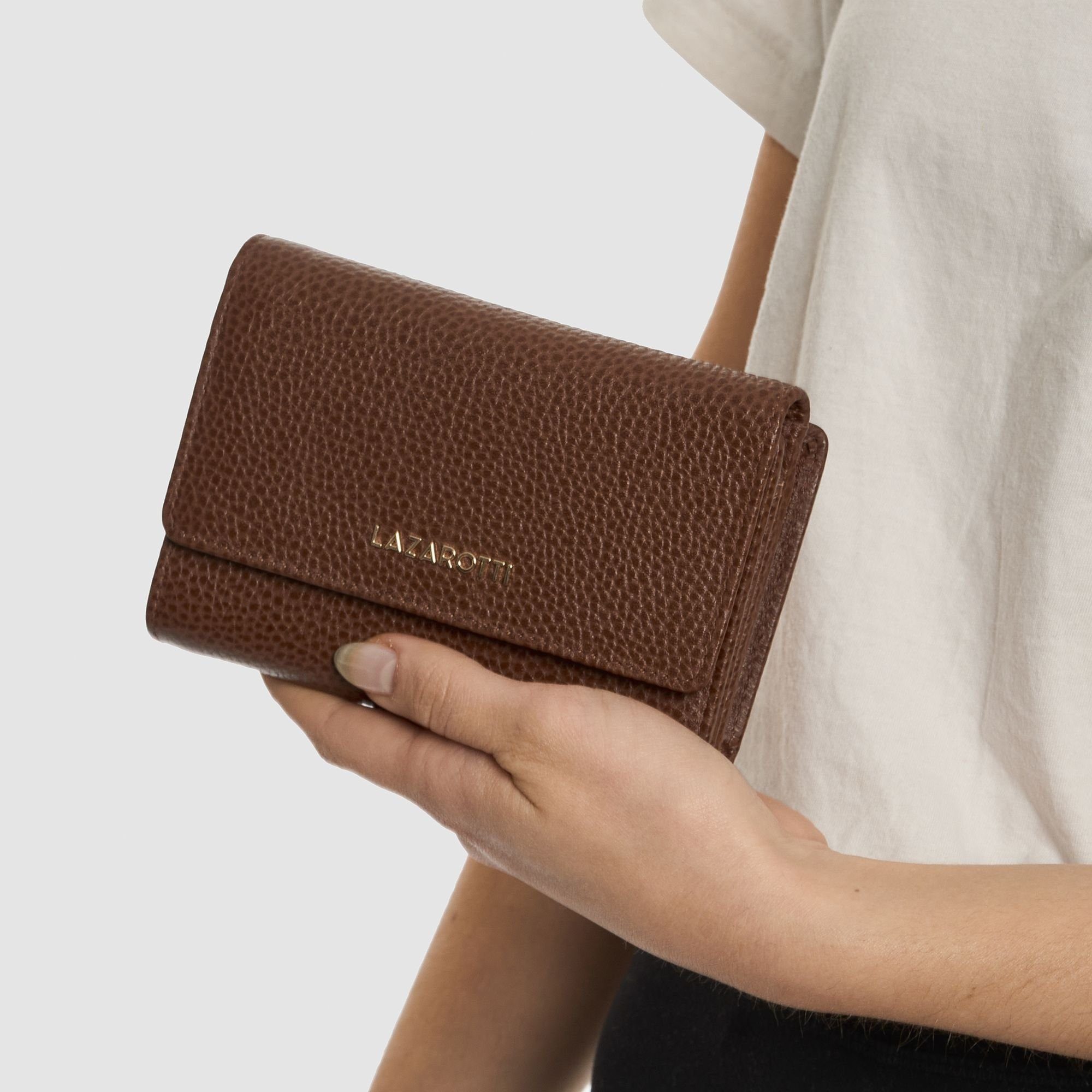 Lazarotti Geldbörse Bologna Leather, Leder günstig online kaufen