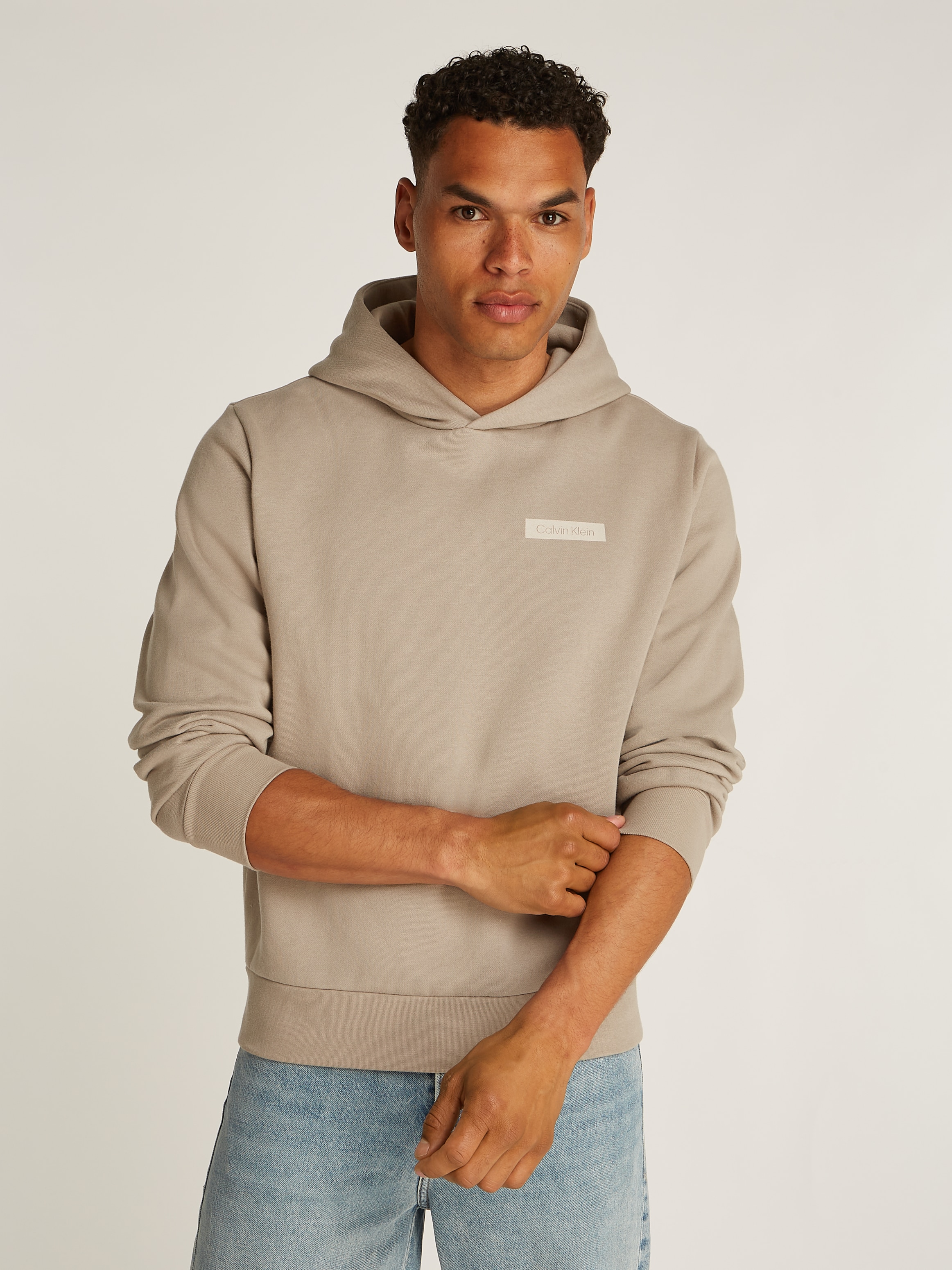 Calvin Klein Sweatshirt "STACKED COLOR BLOCK BACK HOODIE", mit Logoprint günstig online kaufen