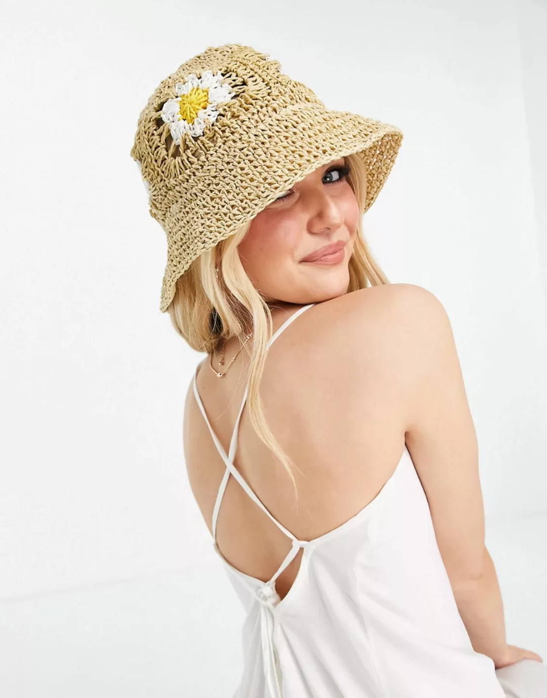 Influence – Camisole-Strandkleid-Weiß günstig online kaufen